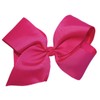 WD2U Girls Large 6" Grosgrain Knotted Hair Bow French Clip