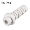 sourcing map Pack of 25 PVC Cable Kink Protection Coaxial