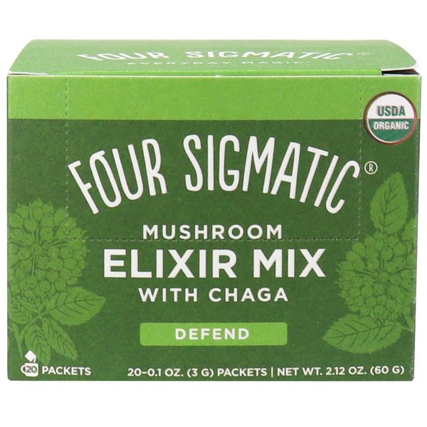 Four Sigmatic Mushroom Elixir Mix With Chaga 20 Packs