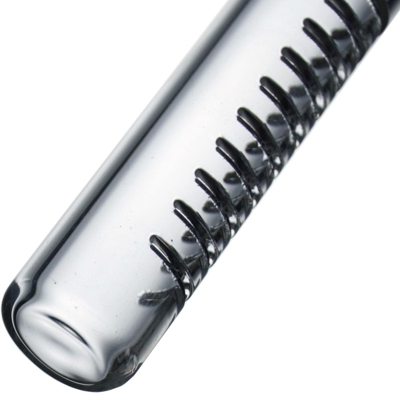 LINLAN 17mm Glass Lily Pipe, Inflow and Outflow, Fits 16/22mm
