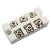 LUORNG 380V 30A 3-Way Electrical Equipment Connectors Ceramics Terminal Block