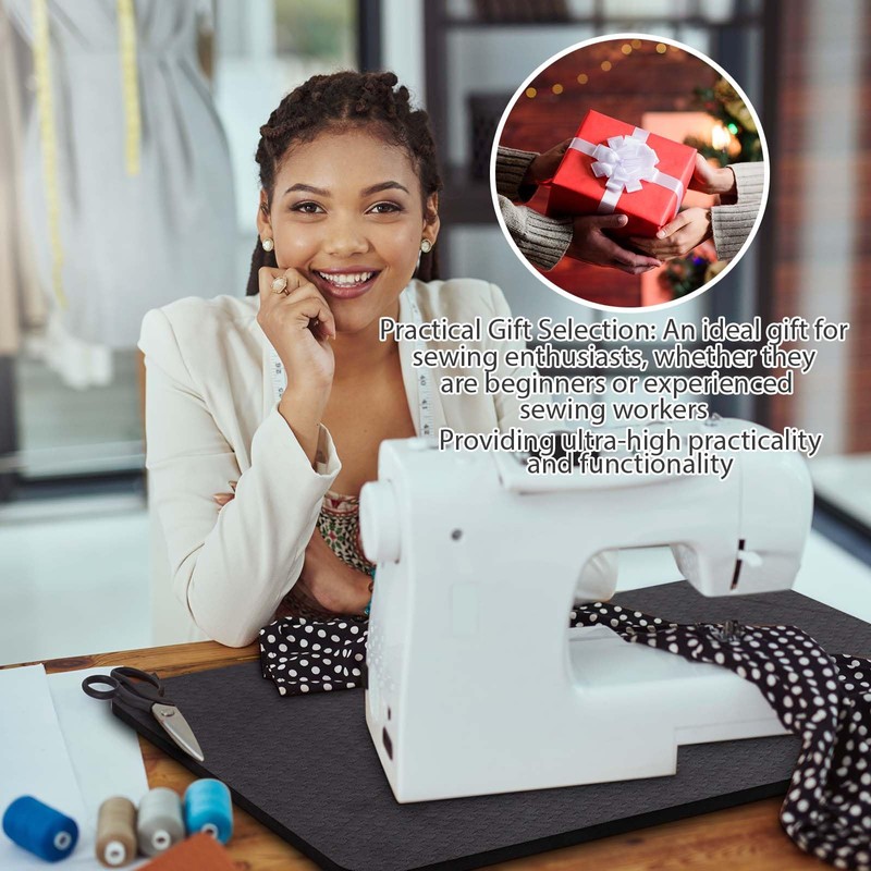Drydiet 2 Pcs Sewing Machine Muffling Mat Pedal Mat Sewing