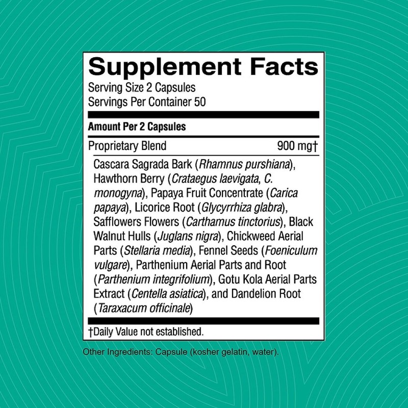 Natures Sunshine SF Supports Digestive Functions Herbal Extracts 100 Veg
