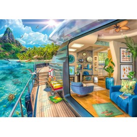 Ravensburger Tropical Island Charter 1000 Piece Jigsaw Puzzle for Adults - 12000413 - Handcrafted Tooling, Made in Germany, Every Piece Fits Together Perfectly