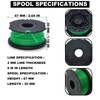 esmusssein A6482 Strimmer Spool Line Compatible with BL-A-CK DE-CK-ER GL7033,