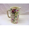 Purple Sweet Pea 2 Pint Jug by Heron Cross Pottery.