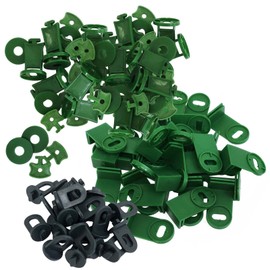 50 Full Sets Greenhouse Support Clip,for Bubble Wrap Sunshade Net Insulation Shading Winter Summer