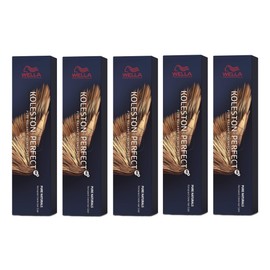 WELLA Koleston Perfect ME+ 9/81 Light Blonde Pearl Ash 60 ml Pack of 5