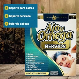 Ajo Omega Nervios Nutrition Estrés Ansiedad Insomnio Sabor