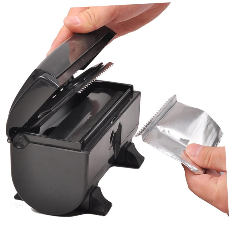WOONEKY Fashion Design Tin Foil Cutter Machine Quick Storage Hairdressing