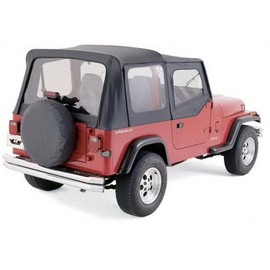 Rampage 772901 Black Vinyl Spare Tire Cover