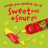 Juicy Drop Sour Candy Lollipops, 21 Ct Sweet Lollipops with