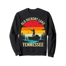 Summer Vacation Fishing Vintage Tennessee Old Hickory Lake Sweatshirt