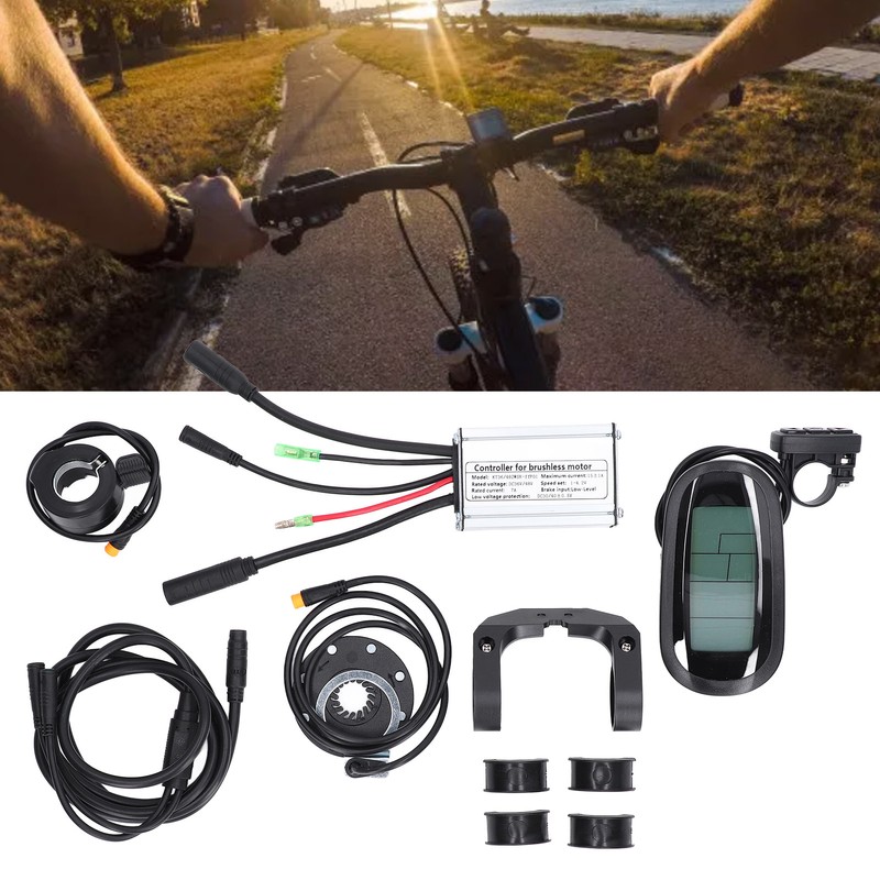 Electric Bike Conversion Kit LCD6 Display Full Waterproof DIY Electric