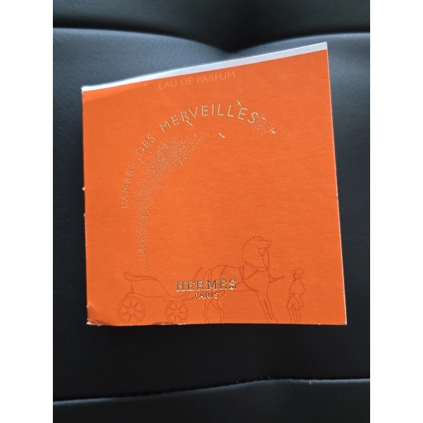 HERMÈS Hermes Paris Eau De Parfum Sample Vial On Card