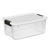STERILITE 19848006 Ultra Storage Tote with Titanium latches, 18 Quart