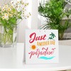 Summer Beach Desk Decor Just Another Day Paradise Inspirational Desk
