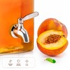 Kook Drink Dispenser, 80 oz, Water Dispenser Countertop, Glass Drink