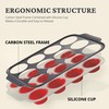 BRONYPRO Silicone Muffin Pan with Metal Frame, Egg Bite Maker