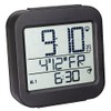 TFA-Dostmann Digital Radio-Controlled Alarm Clock with Temperature, Plastic, Black, 7.7