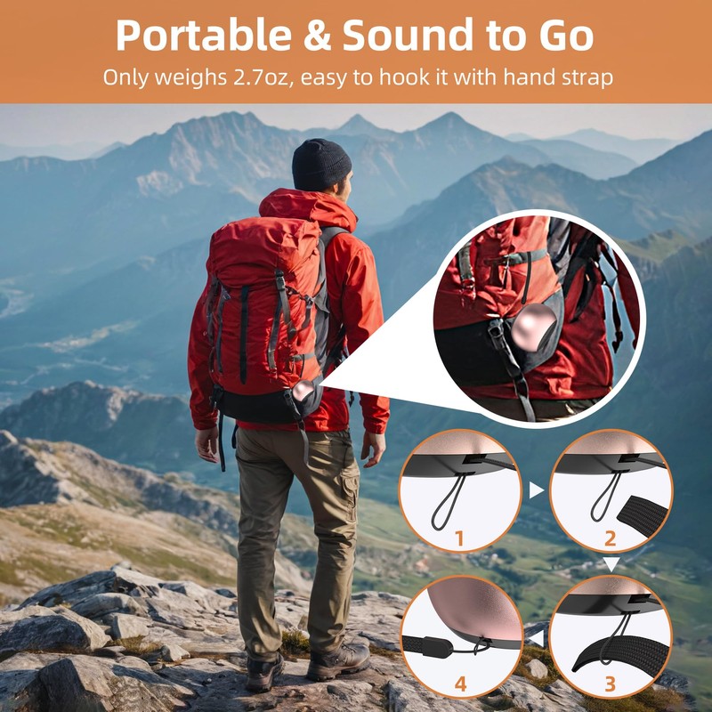 AUKSKY 2Pack Portable Mini Speaker, Bluetooth Tiny Speaker,Wireless Micro Speaker