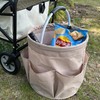 XUNQUCOM Picnic Basket Handheld Oxford Cloth Storage Basket Tool Storage