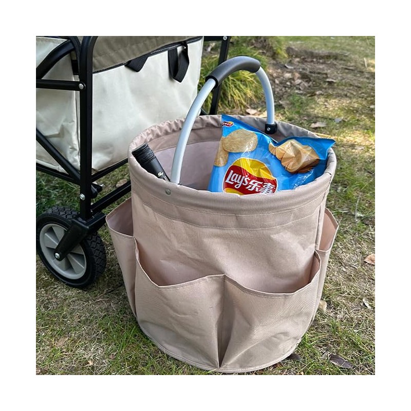 XUNQUCOM Picnic Basket Handheld Oxford Cloth Storage Basket Tool Storage