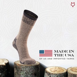 Fox River Standard Wick Dry Explorer Heavyweight Outdoor Crew Socks, Khaki, X-Large