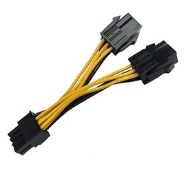 JINTAI Replacing the graphics card power cable for NVIDIA VGA Dual 6 Pin To 8 Pin