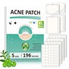 Spearlcable Large Hydrocolloid Pimple Patches for Face, Variety Pack 5