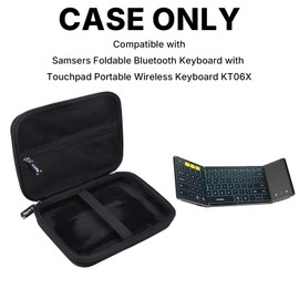 Case for Samsers Foldable Bluetooth Keyboard(KT06X) - Hard Travel Protective Carrying Storage Bag, Box Only