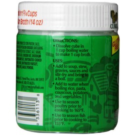 Herbox Bouillon Cubes Chicken 25 cubes, 3.33-Ounce (Pack of 6)