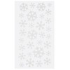 Snowflake 3D White Dimensional Stickers - for Crafts, Cards, Scrapbooks