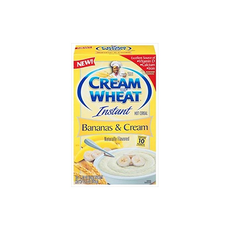 Cream Of Wheat, Bananas & Cream, Instant Hot Cereal, 10