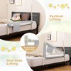 HONEY JOY Bed Rail for Toddlers, 47-Inch Extra Long, Portable