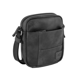 camel active Laos Herren Umhängetasche Crossbody Bag Klein Schwarz