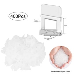 Pull Tabs, Pack of 400, 2 mm, Standard Levelling System, Tabs, Available Tile Laying Aid, Spacer, Tile Levelling System