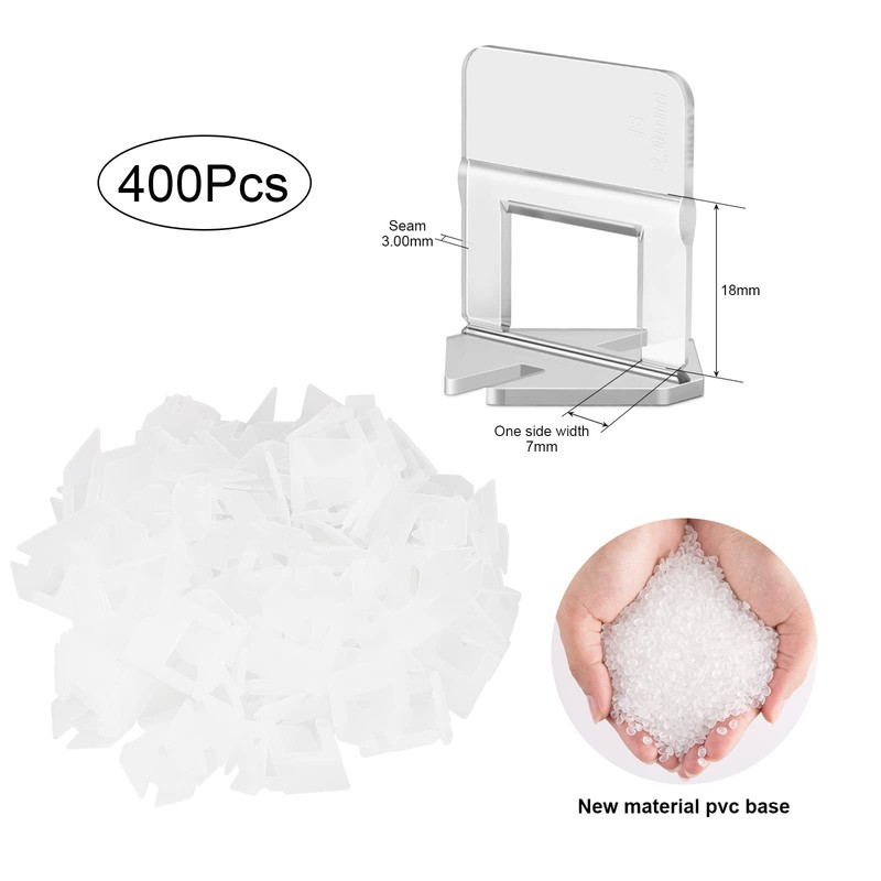 Pull Tabs, Pack of 400, 2 mm, Standard Levelling System,