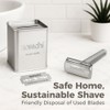 ZOMCHI Razor Blade Bank for Used Double Edge Safety Razor