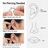OUGOTHZ 16PCS Non Piercing Lip Rings Set, Fake Snake Bite