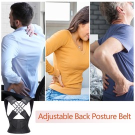 Back Corrector,Lightweight Posture Corrector Back Support - Brace Posture Corrector for Scoliosis and Hunchback Correction Lxury