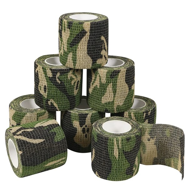 GooGou Self Adherent Bandages Camouflage Cohesive Tape Camo Elastic Sports