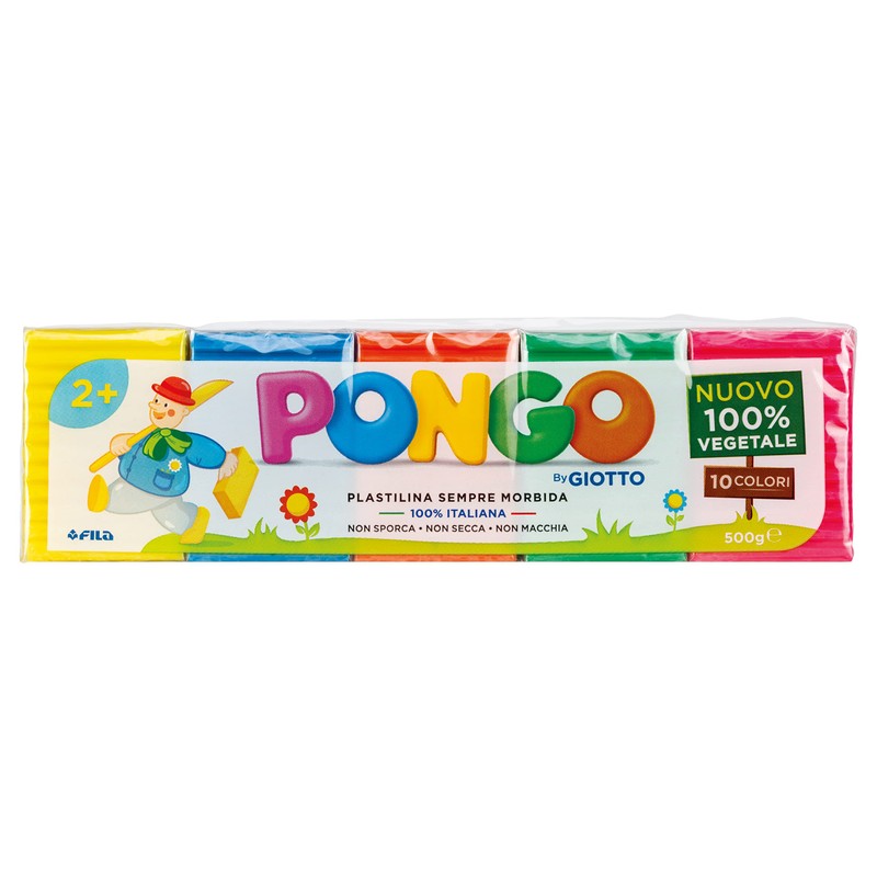 Giotto Pongo 500G 10 Colours Ace