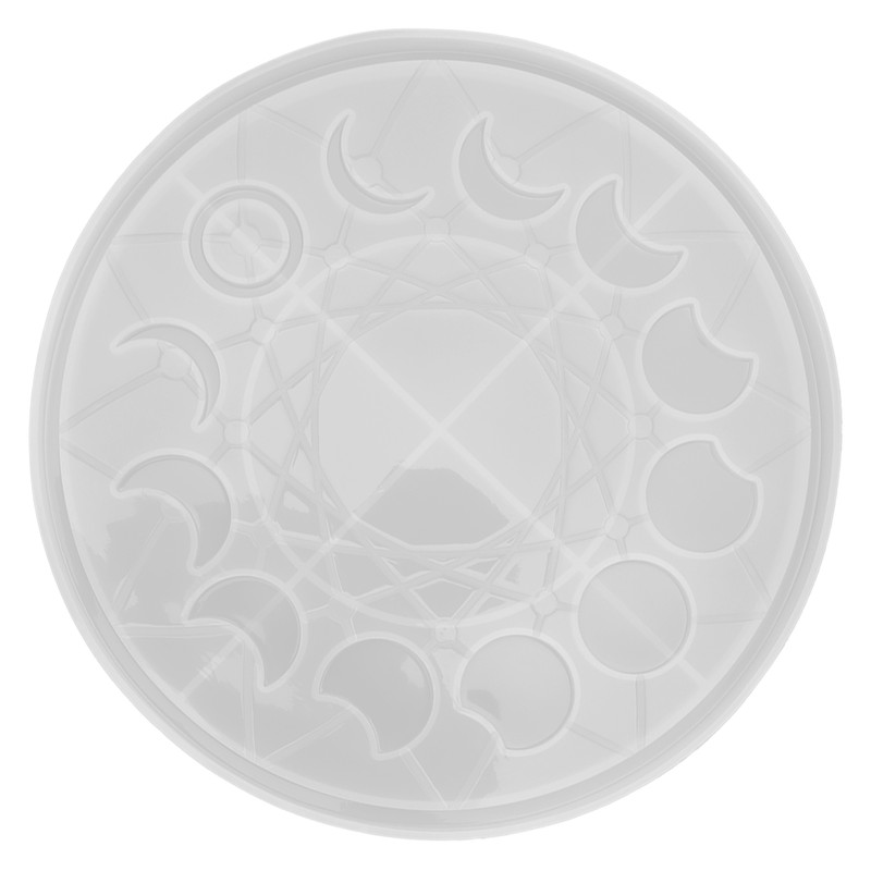 Moon Phase Tray Mold Lunar Eclipse Crescent Epoxy Resin Casting