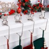 GSrenyu 4 Pcs Christmas Stocking Holders, Christmas Stocking Hangers Mantel