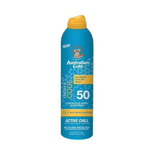 AUSTRALIAN GOLD ACTIV CHILL CONTINUOUS SPRAY SPF50 177ML