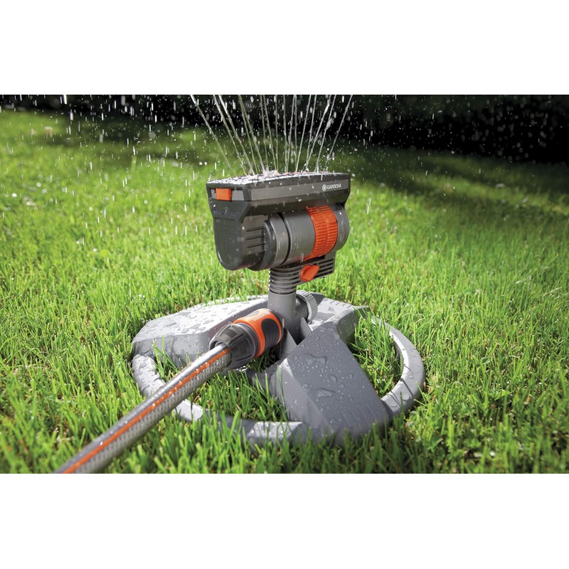 Gardena Square Sprinkler ZoomMaxx Action: Variable sprinkler for a wide