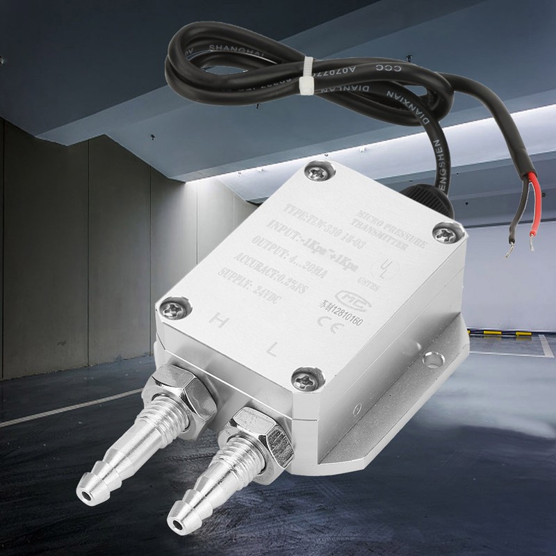 4-20mA Pressure Difference Transmitter Micro Pressure Differential Sensor(-1Kpa~+1Kpa)