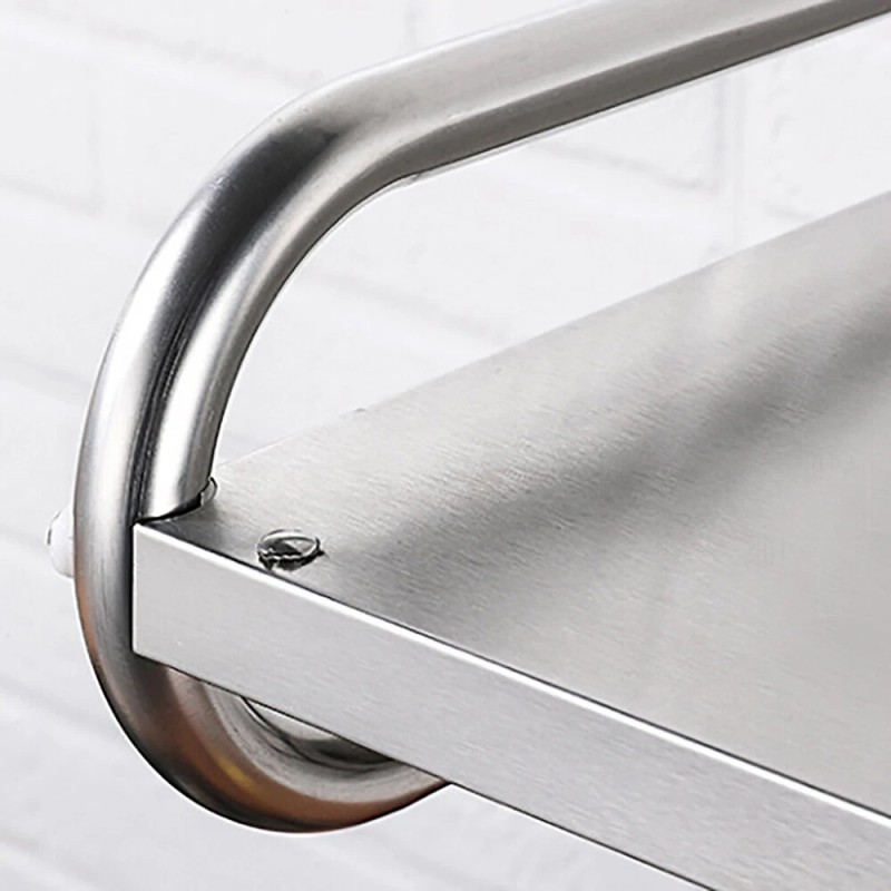 NOT INCLUDE Stainless Steel Microwave Oven Rack Wall Mount Kitchen