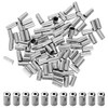 GNHG Pack of 200 silver end caps, brake cable bicycle,